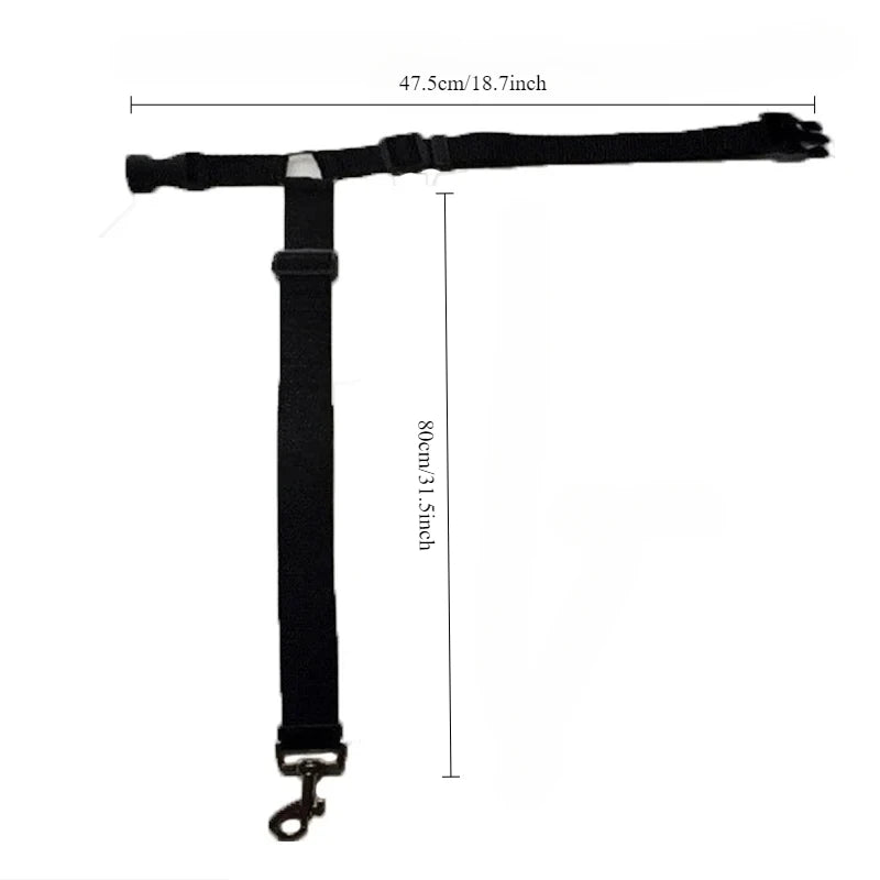 1PC Pet Car Seat Belt Nylon Lead Leash Backseat Safety Belt Adjustable Pet Collars Dog Collar Cat Collar